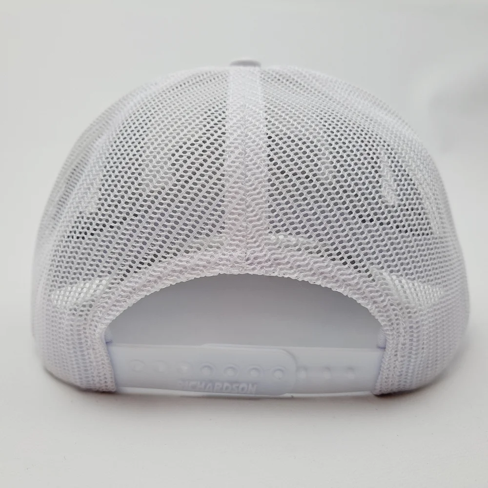 Duramax Diesel Embroidered Patch Richardson Trucker Mesh Snapback Cap Hat White